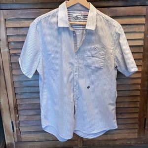 Diesel striped button down shirt, men’s XXL